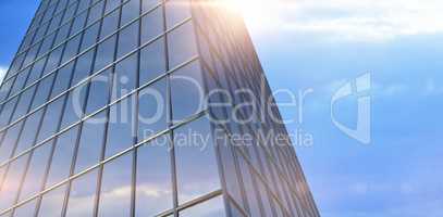 Composite image of composite image of office building