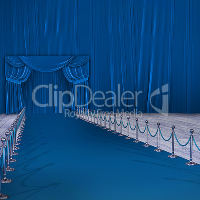 Composite image of composite image of blue carpet event
