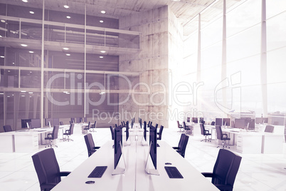 Composite image of office furniture