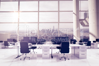 Composite image of office furniture