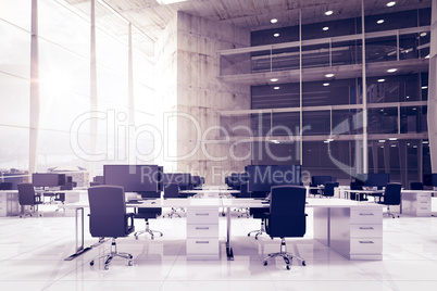 Composite image of office furniture