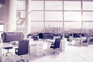 Composite image of office furniture