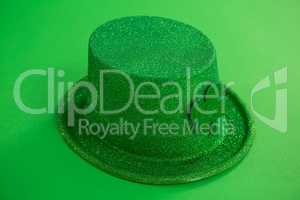 St Patricks Day leprechaun hat with shamrock