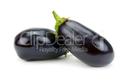 Two aubergine