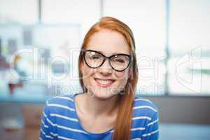 Portrait of female executive in office