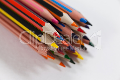 Bunch of colored pencil