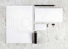 Blank stationery mock up