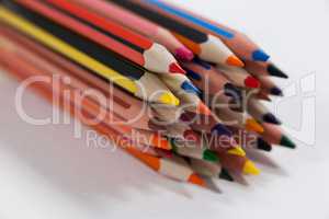 Bunch of colored pencil