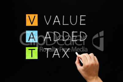 VAT - Value Added Tax On Blackboard