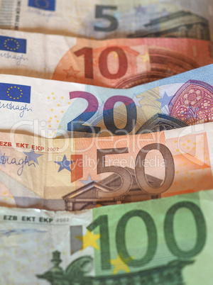 Euro (EUR) notes, European Union (EU)