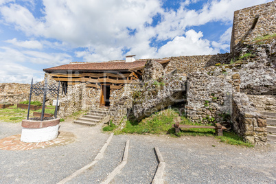 Detail from the Szigliget castle in Hungary