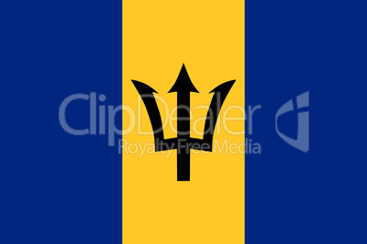 Fahne von Barbados
