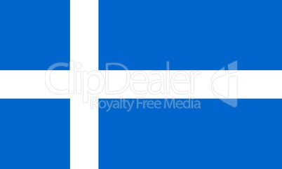 Fahne der Shetland Inseln