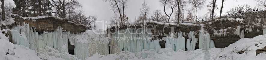 Frozen falls