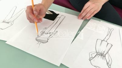 Female fashion designer