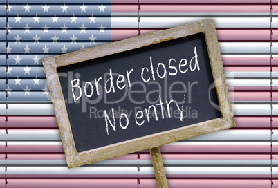 Border closed - no entry