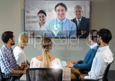 Business people having a conference call in meeting