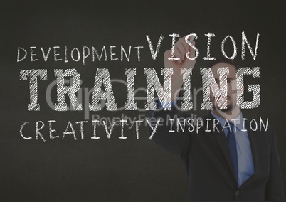 Conceptual image of business training concept