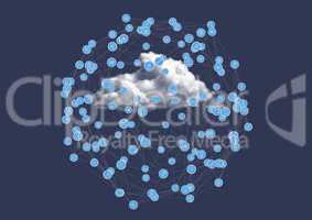 Conceptual image of cloud computing