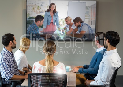 Business people having a conference call in meeting