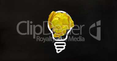 Conceptual image of idea and innovation