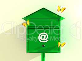 Green Mail box
