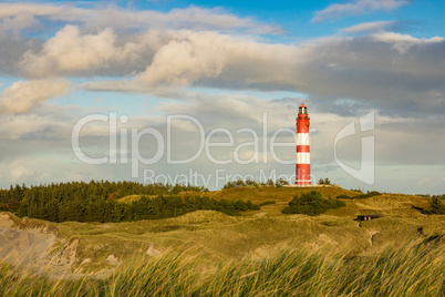 Leuchtturm in Wittdün auf der Insel Amrum