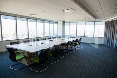 View of interior of conference room