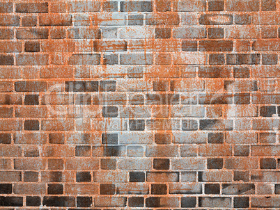 rusted metal and brick texture background