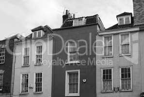 Christmas Steps in Bristol in black and white