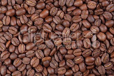 Texture of Colombia Supremo (gourmet coffee).