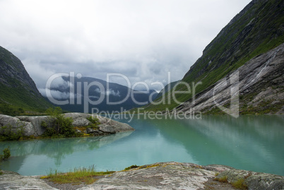 Lake With Mountains, Norway