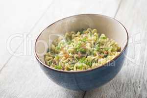 Dried noodles bowl