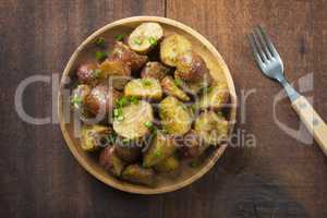 Oven baked potatoes