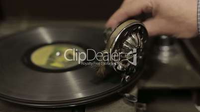 Gramophone in an antique shop