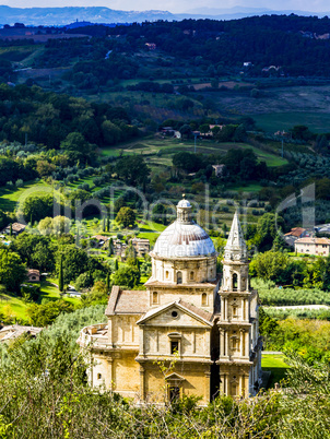 Church of San Biagio of Montepulciano in Tuscany