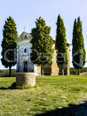 Cappella di Vitaleta in Tuscany