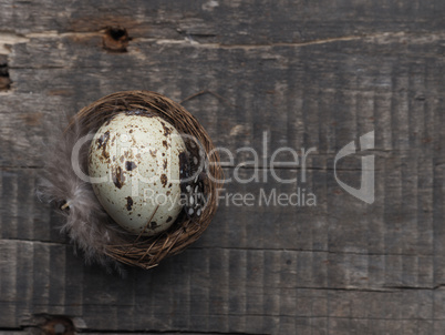 Easter decoration on a table