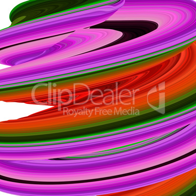 Wave abstract infographics rainbow gradient stripes background illustration.