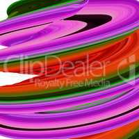 Wave abstract infographics rainbow gradient stripes background illustration.