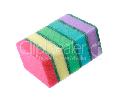 many foam rubber  sponge