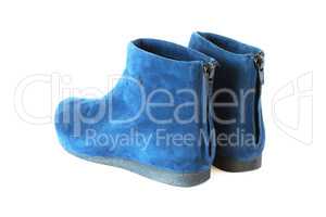 pair women's suede boots