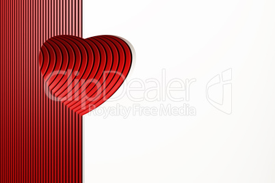 red valentine heart