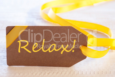 Easter Label, Text Relax