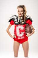 Female football player