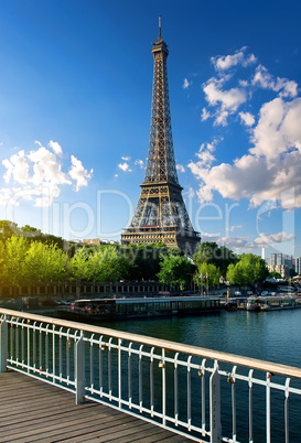 Beautiful parisian landscape