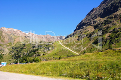 Berglandschaft im Schnalstal