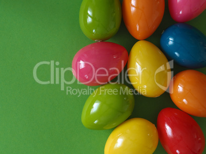 Colorful Easter eggs