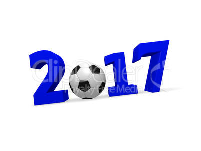 Soccer ball 2017 3d image