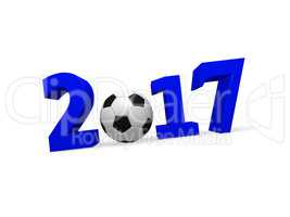 Soccer ball 2017 3d image